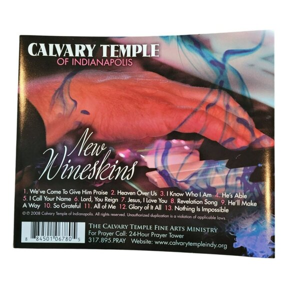 Calvary Temple Of Indianapolis CD New Vineskins 37469cd - Picture 2 of 2